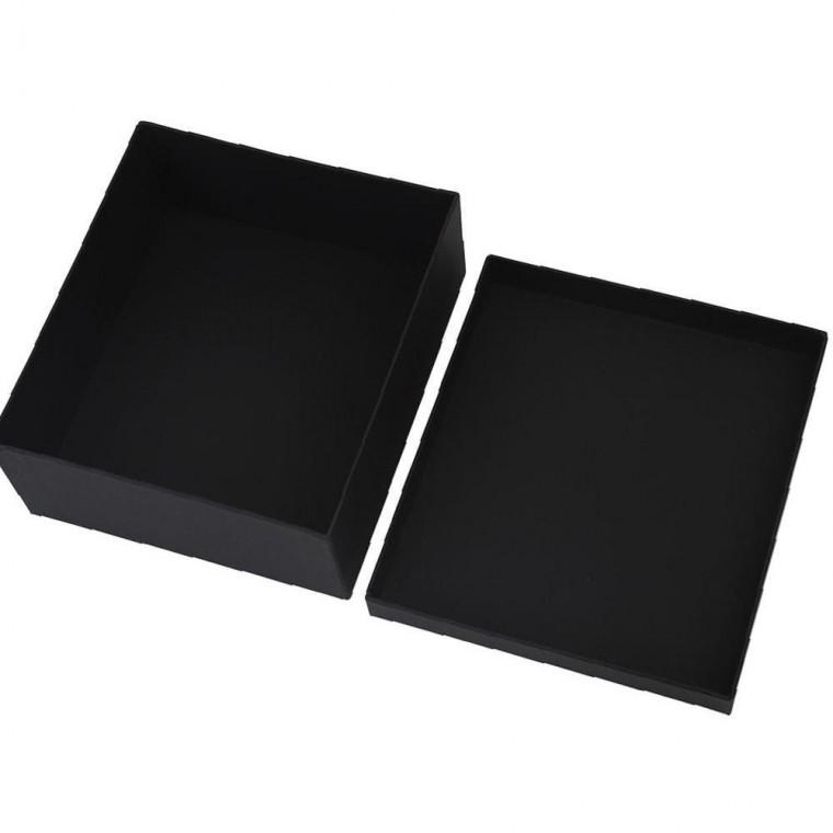 블랙 무지 가벼운 선물상자 20x18x8cm 싸바리 기프트박스