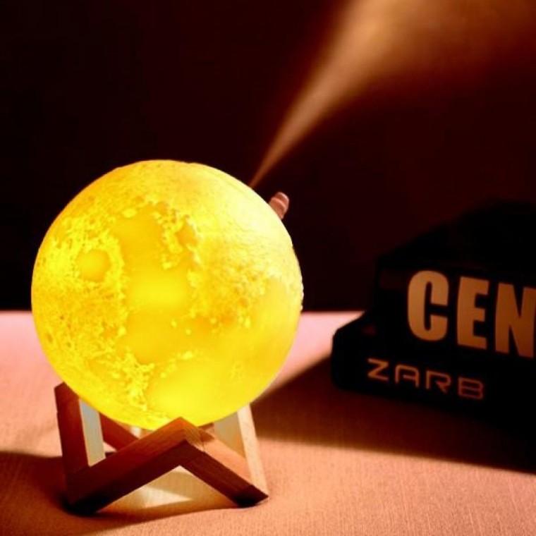 3D 달조명 터치 가습기 월영 슈퍼문 LED 문라이트