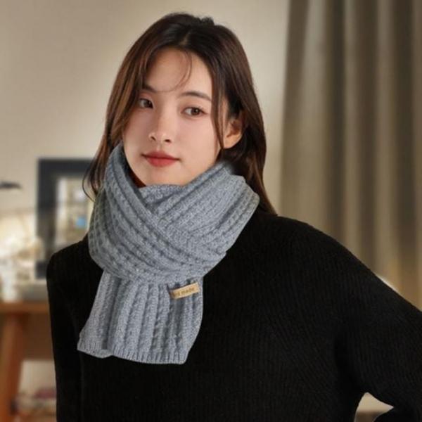 따뜻한 머플러 여자 보온 니트 목도리 커플목도리 숏머플러 넥워머 여자머플러 여성 쁘띠머플러 겨울