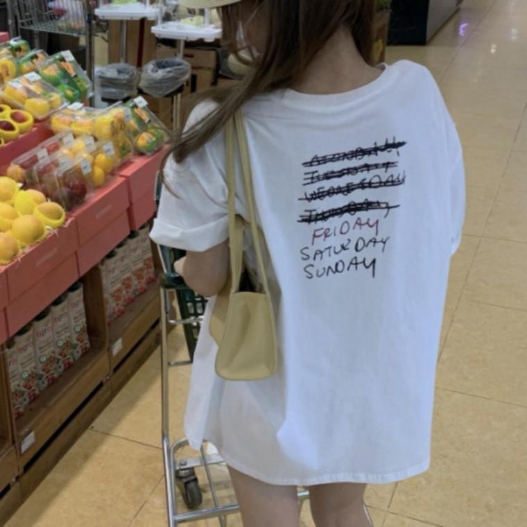 스마일 박스 반팔 티셔츠 여성 반팔티 크롭티