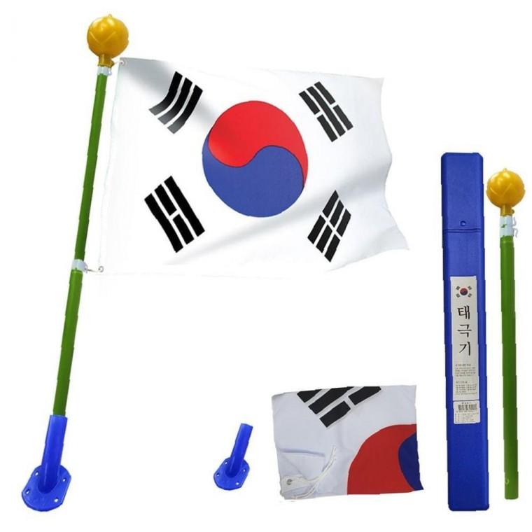인효 나라사랑 실속 태극기 국기함 세트
