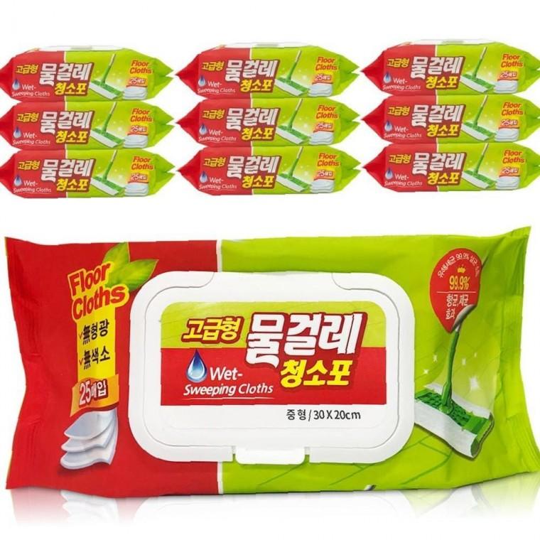 물걸레관리포(고급형) 중형 실속형 25매x10팩 30x20cm 관리