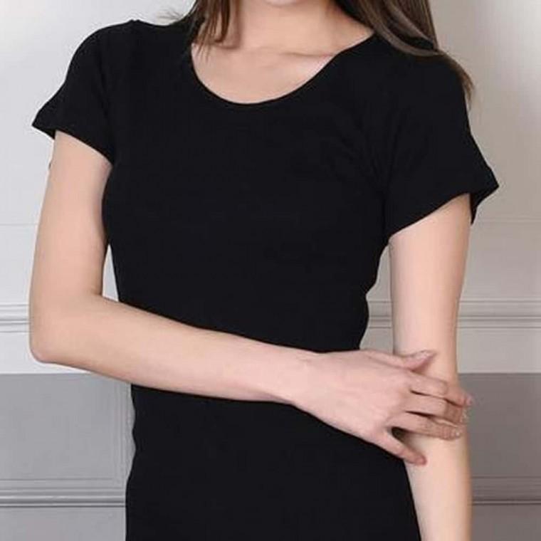 여성 무지 반팔상의 여자반팔티 쿨티셔츠 기본반팔티