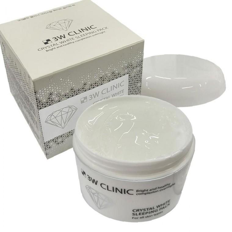 XAI 클리스탈 촉촉한 화이트 슬리핑백 수면팩 100ml