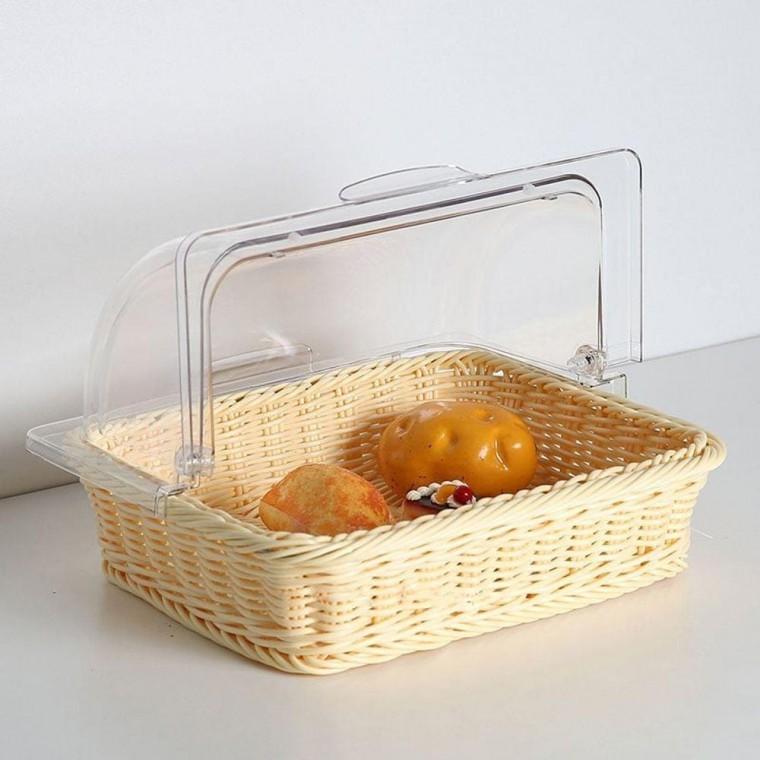 사각 위생적 투명 음식 덮개 주방 청결 세로형 가로형