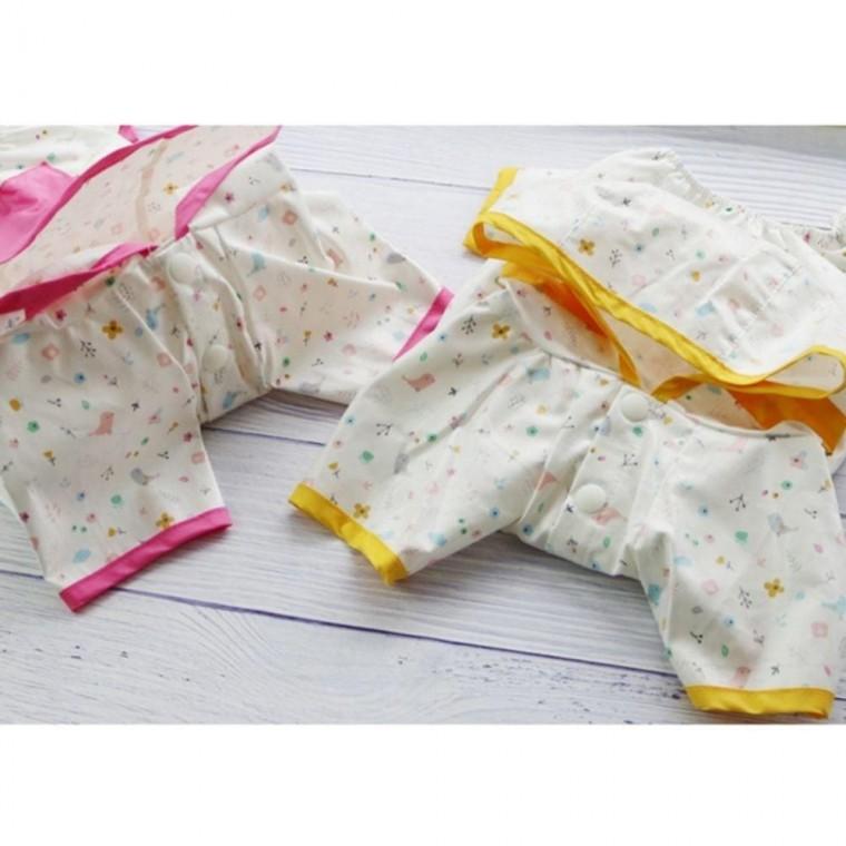강아지 빅포켓 올인원 우비 핑크 3XL 1P 레인코트