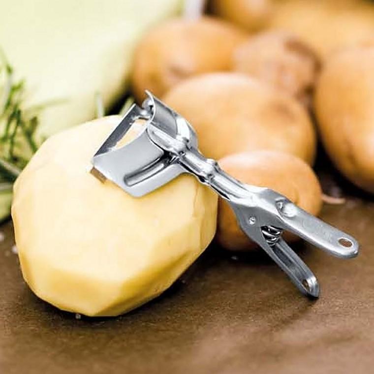 스텐레스 집게형 야채 필러 1P 조리 요리 껍질 벗기기