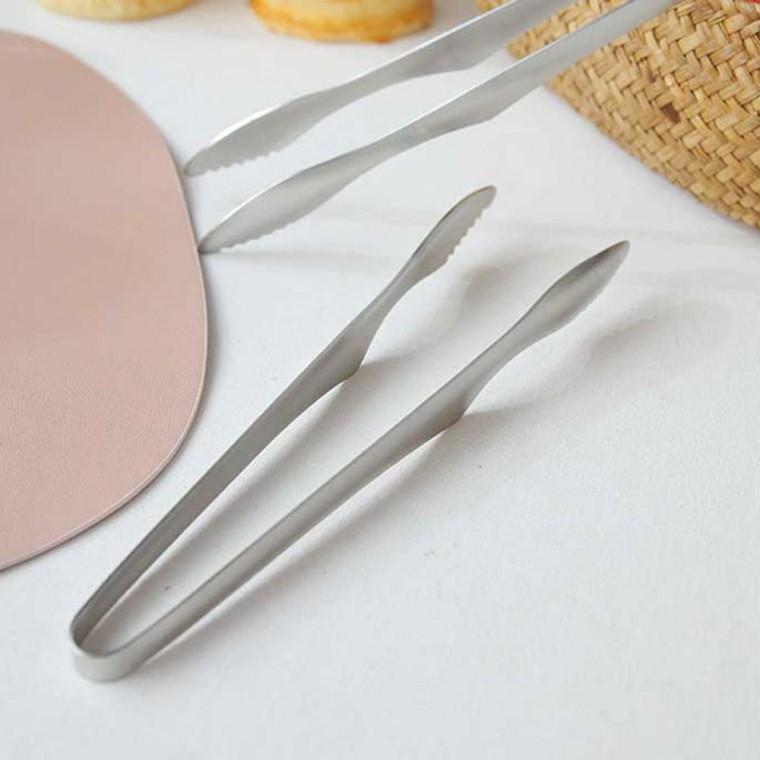스텐 다용도 집게 소 24cm 1P 샐러드 디저트 주방집게