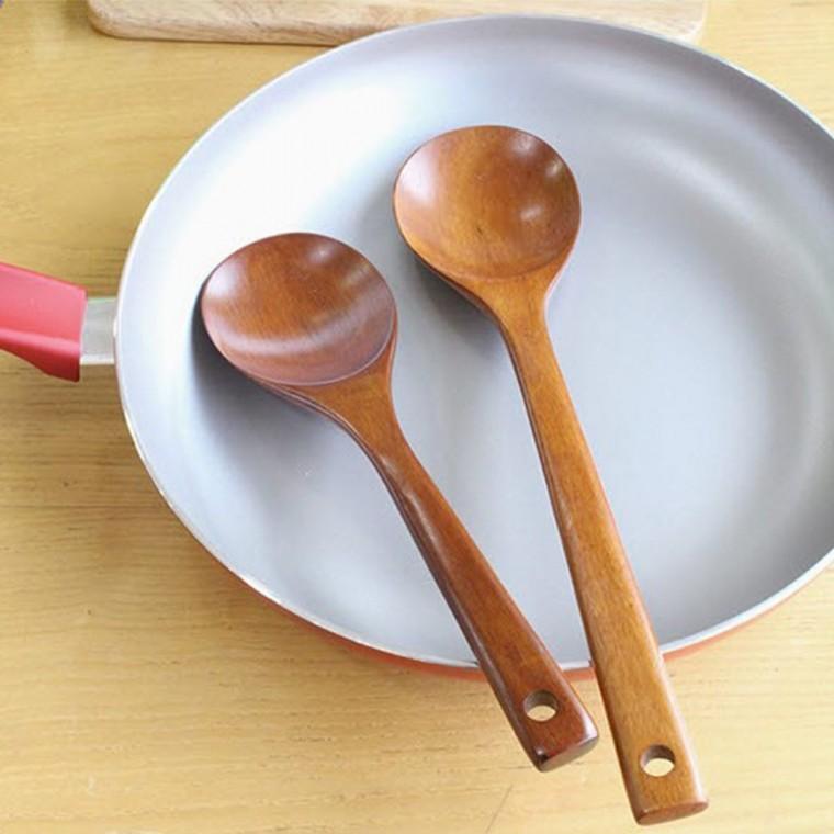 옻칠 장미목 요리스푼 대 1P 주방 원목 볶음 주걱