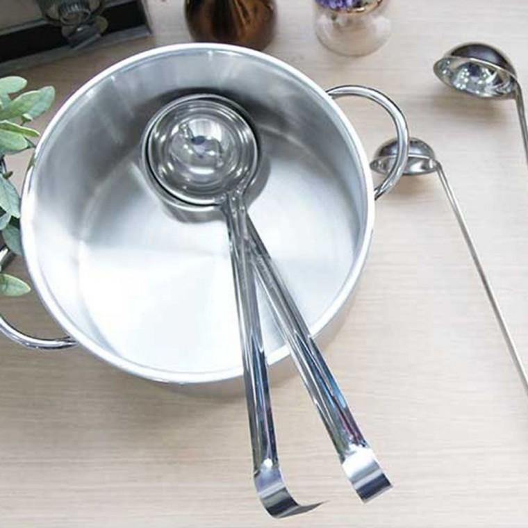 스텐 계량국자 4호 118ml 1P 주방 요리 식당 국자
