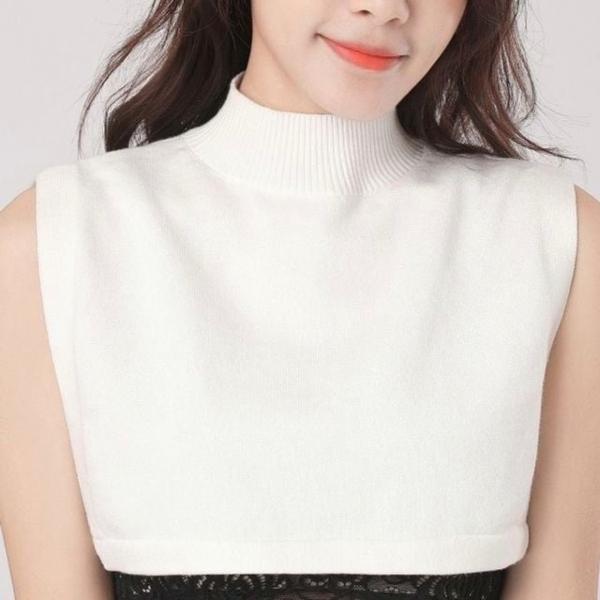 여성 반목니트 페이크 공갈목폴라 겨울 이너 레이어드 2색