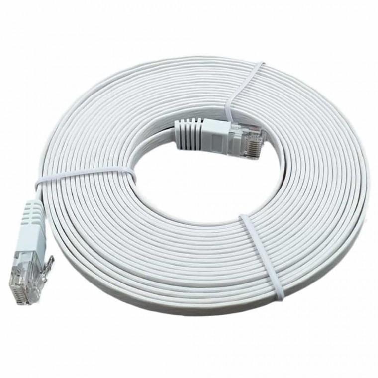 CAT6 플랫 랜케이블 5m 접지케이블 인터넷선연결 납작한랜선