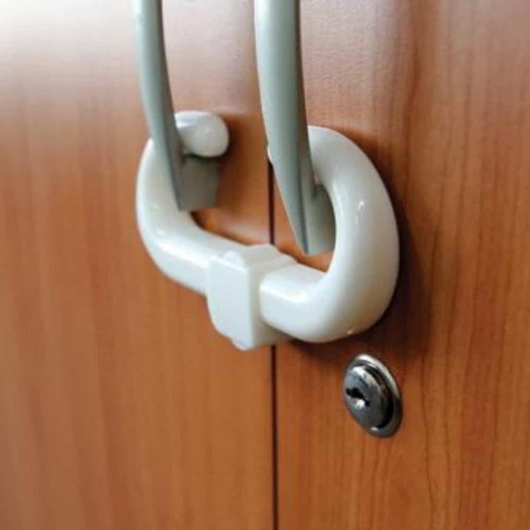 도어락 손잡이 서랍안전고리 서랍걸이 가구잠금장치