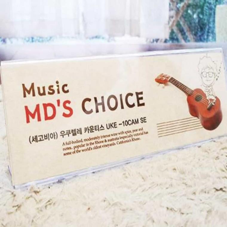 쇼케이스 3매 170x100mm 투명안내판 POP꽂이 아크릴안내판