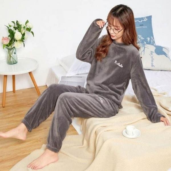 여성 극세사잠옷 겨울 수면잠옷 상하의세트 파자마 홈웨어