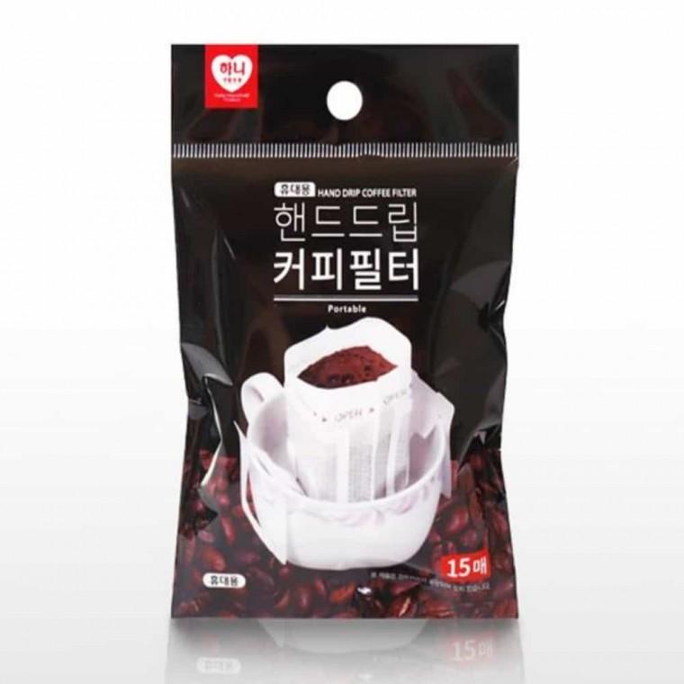커피필터 15매 커피여과지 커피여과기 워터드립