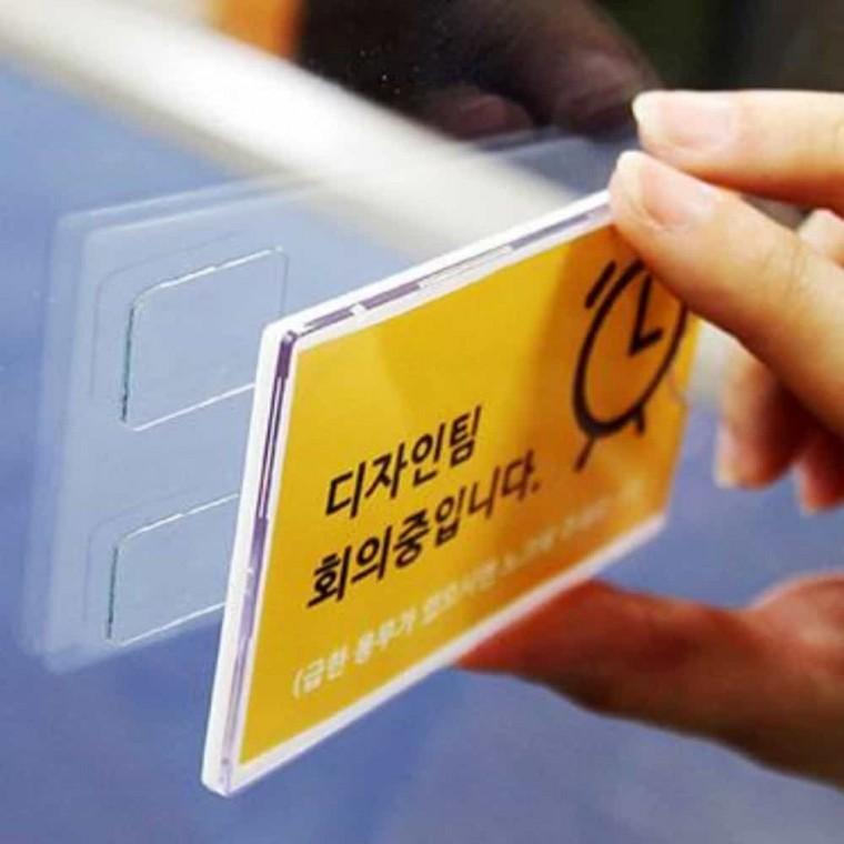 투명 양면 사각 테이프 100매 접착테이프 사각스티커 양면스티커