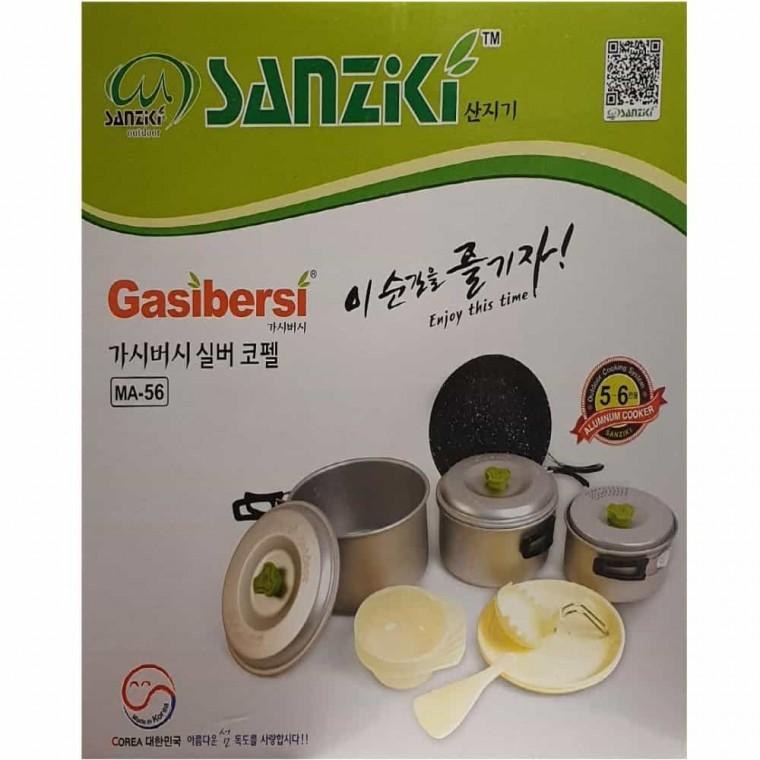 캠핑 코펠세트 6인용 캠핑냄비세트 휴대용냄비 알루미늄냄비