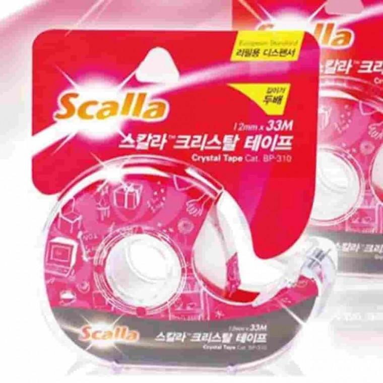 크리스탈테이프 리필 포장용테이프 사무용테이프 잘붙는테이프 투명테이프