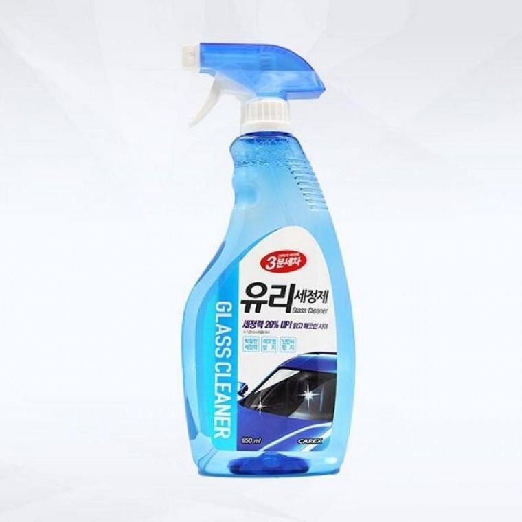유리세정제 얼룩제거 세차용품 3분세차 자동차 얼룩제거제 3분 650ml