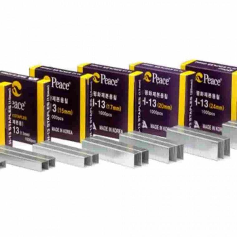 스테플 13호침 대용량 17mm 1000PCS 스테플러심 스테이플러리필 문서고정심 스테플러침