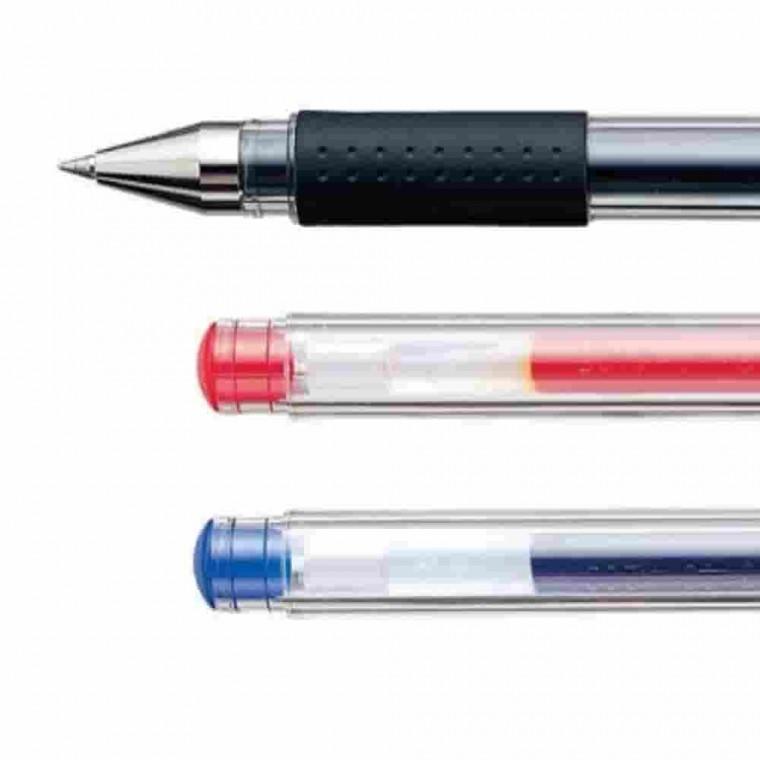 유니볼 시그노 겔펜 0.38mm 청 중성볼펜 사무용품 사무용펜 부드러운볼펜
