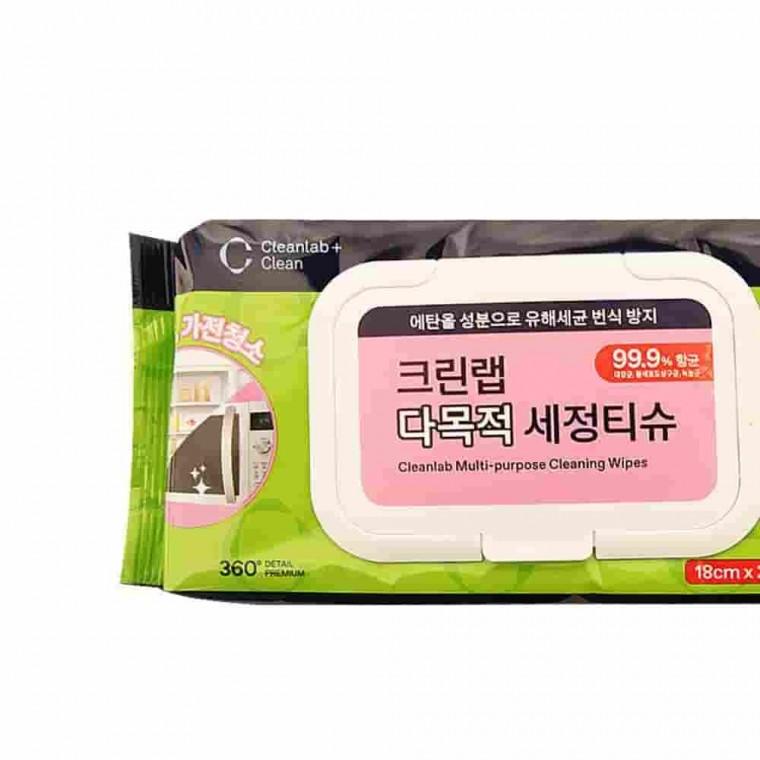 다목적 세정티슈 50매 청소티슈 찌든때티슈 청소물티슈 가스레인지청소