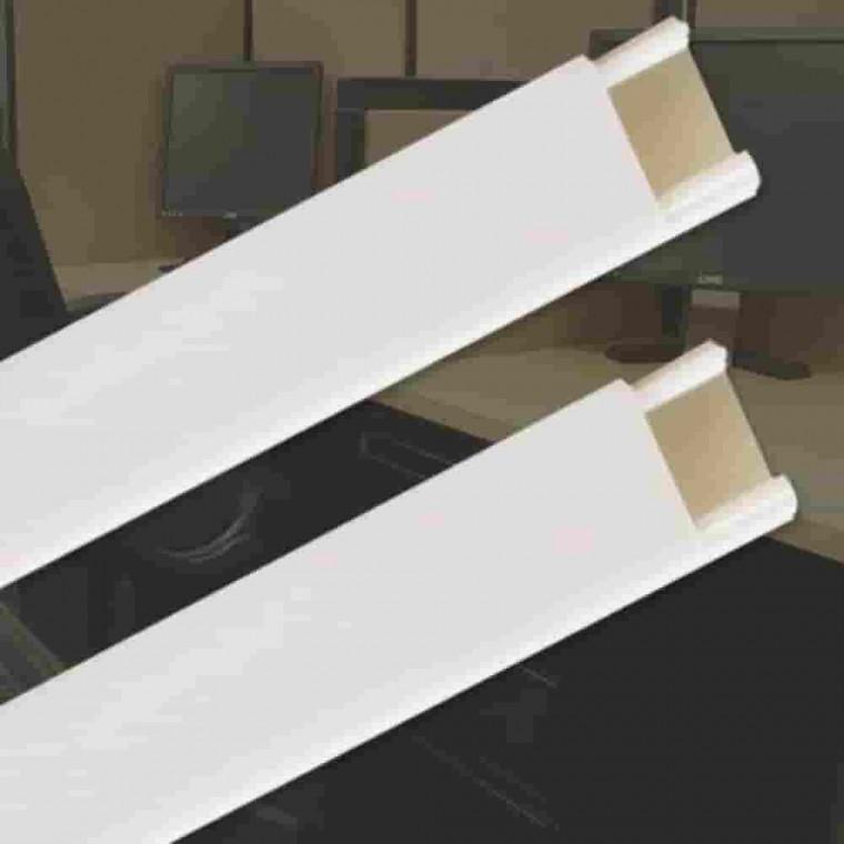 사각화이트몰딩 30mm 2P 랜선몰딩 쫄대 전선몰딩 바닥전선몰딩