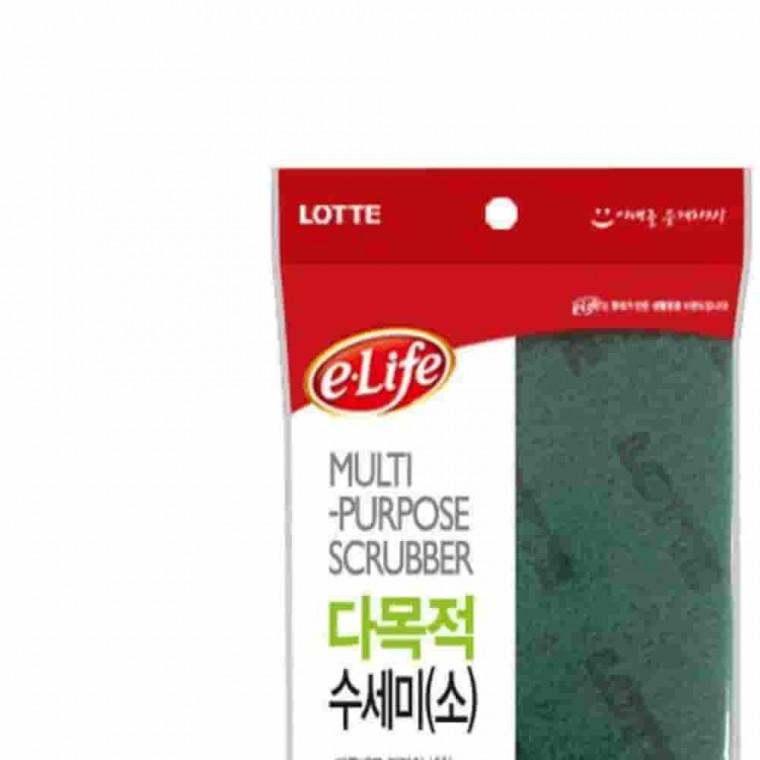 다목적수세미 소 1P10x15 주방수세미 불판닦이 타일청소 철수세미대용