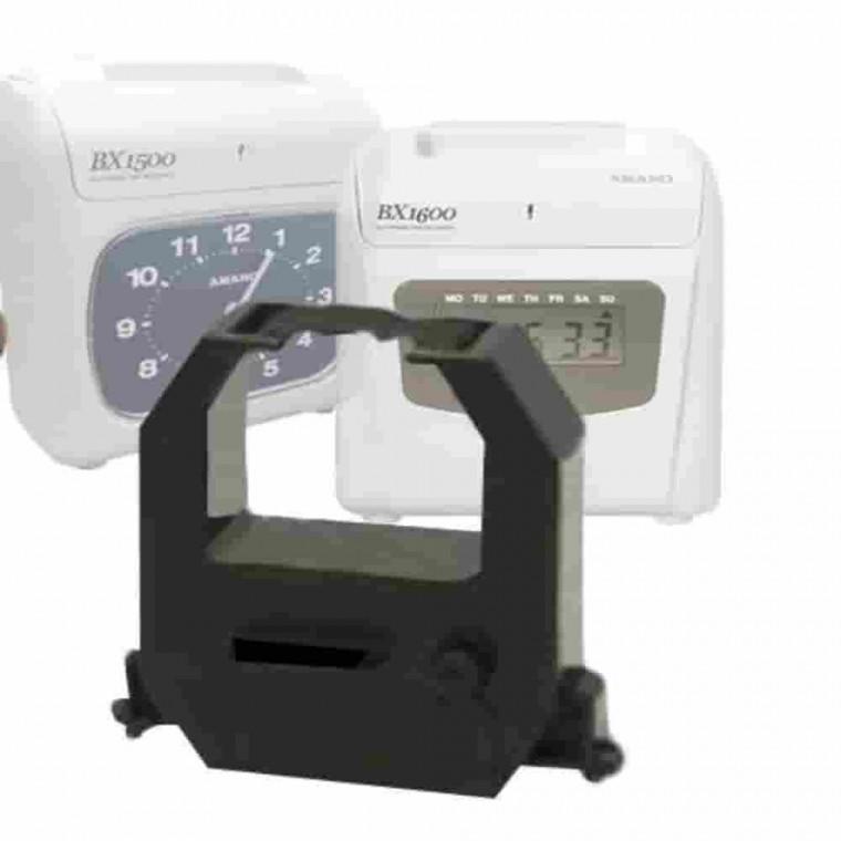 BX1500 BX1600 전용 검정단색 리본카트리지 출근카드 근태카드 출퇴근기 출퇴근기록 출퇴근기록기