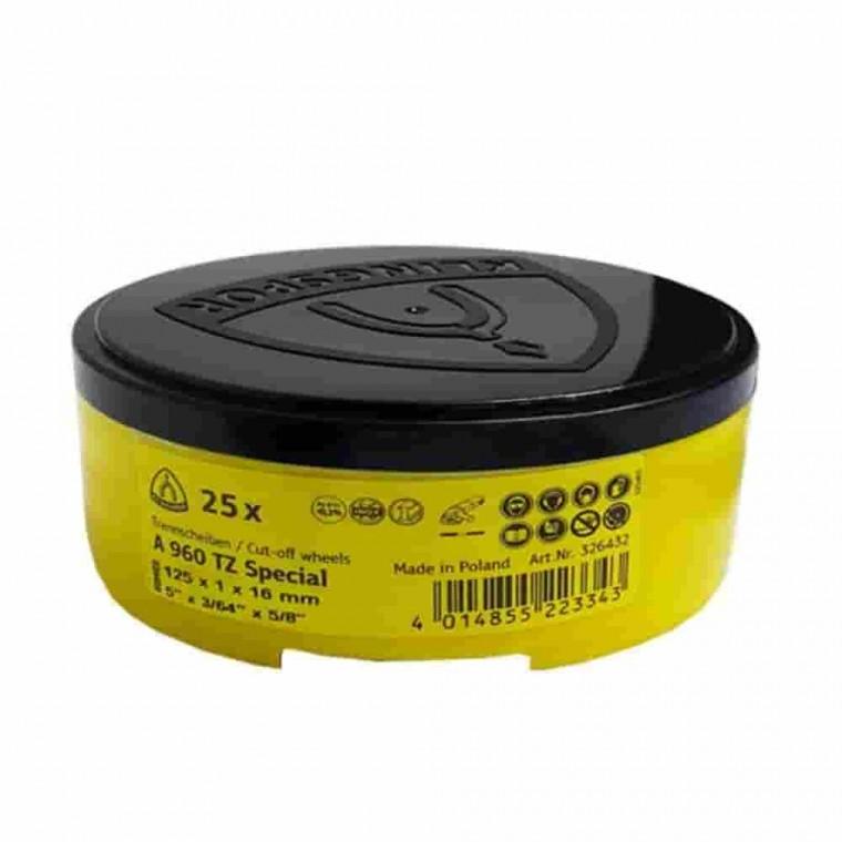클링스포 125mm25매 그라인더날 플라스틱절단 그라인딩휠 그라인더휠 금속절단 그라인더절단날