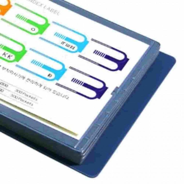 명함철 4단 흑색 명함함 명합집 사무용명함철 명함홀더