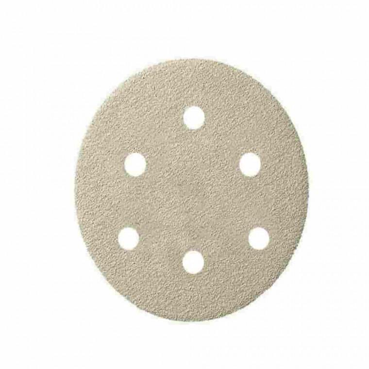 원형페파 125mm 목공페인트용 100매 샌딩페이퍼 샌딩작업 원형사포 광택작업 찍찍이사포
