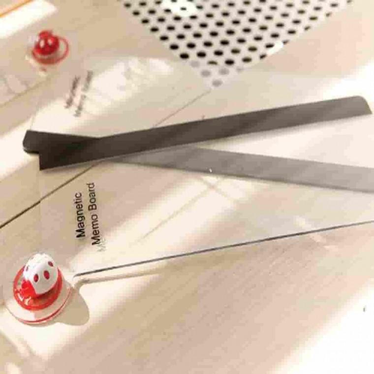 자석메모보드 30cm 좌우선택 메모지거치대 메모홀더 컴퓨터메모판 스케줄러 모니터거치대