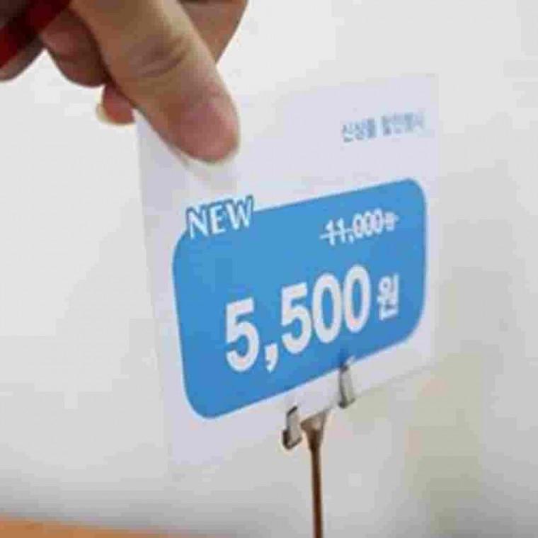 클립스탠드 소형 메모거치대 네임택스탠드 사진꽂이 쇼클립집게 연락처꽂이