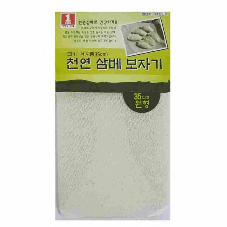 삼베보자기 원형 중35cm 만두찜보자기 삼베천 삼베원단 국산삼베보자기 찜기보자기