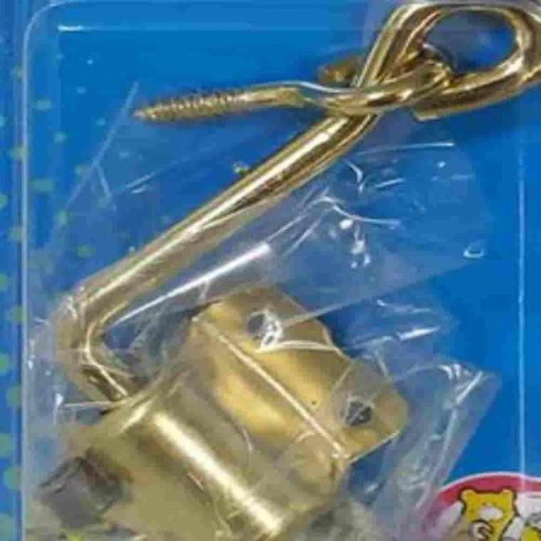 금색 고정 걸고리 3셋트 문걸쇠 도어잠금장치 걸쇠 자물쇠걸고리 시건장치