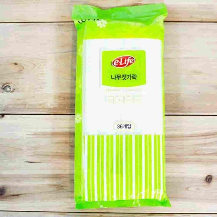 이라이프 나무젓가락 36p 상조용품 상조물품 캠핑일회용품 1회용품