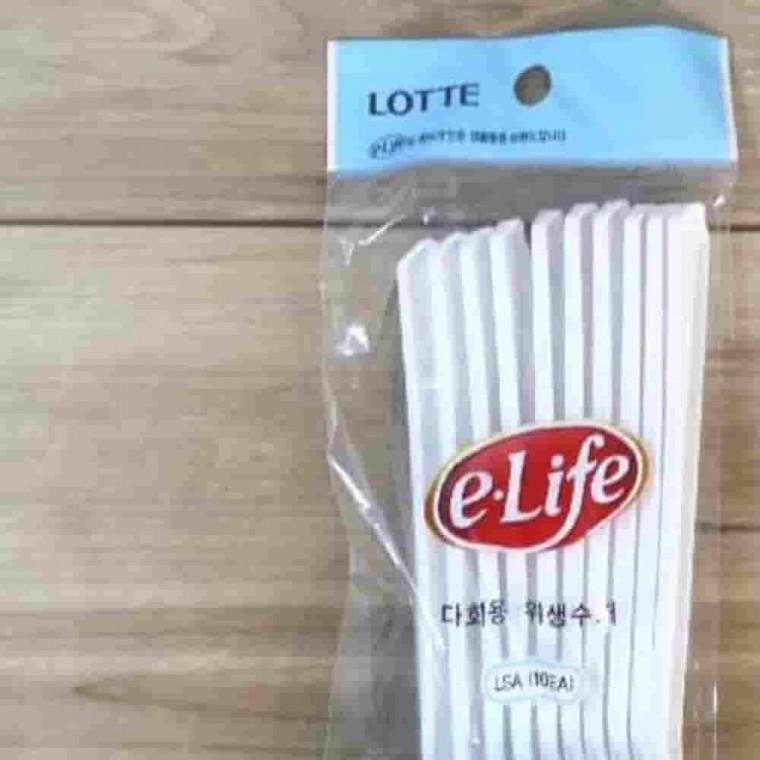 이라이프위생수저 10P 일회용스푼 빙수숟가락 아이스크림수저 빙수스푼