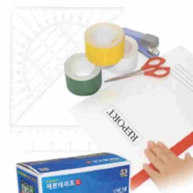 제본테이프 25mmx10m 적색 책표지 파일제본 문서제본 북바인딩