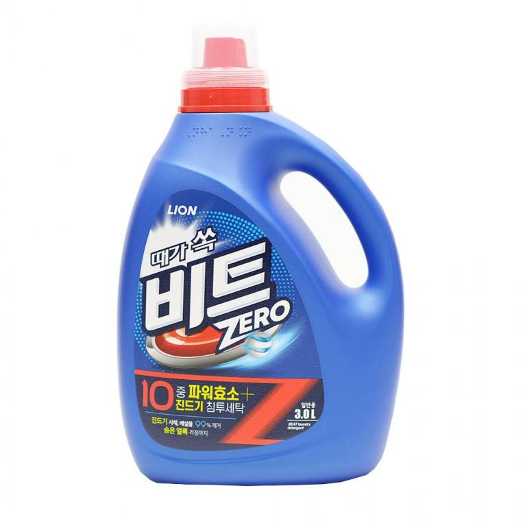 때가 쏙 비트 제로 액체 세탁세제 일반용 3L
