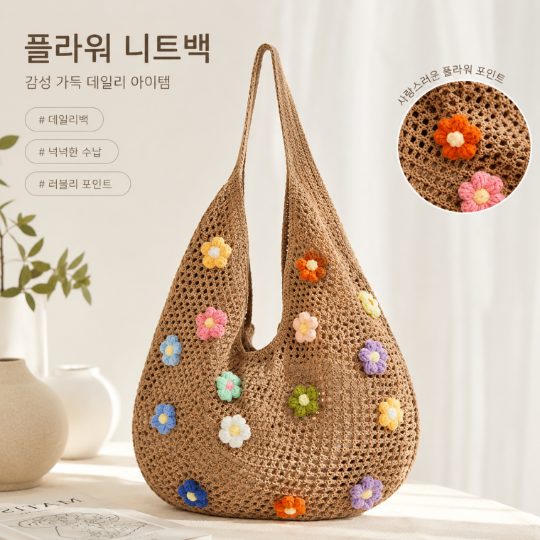 [cm00557] 독창적인 디자인의 새로운 한국 스타일 여성 숄더 토트백입니다. 편안하고 심플하면서도 트렌디