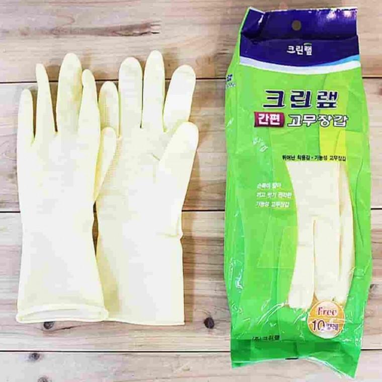 크린랩간편고무장갑 주방장갑 작업용고무장갑 설거지장갑 업소용고무장갑