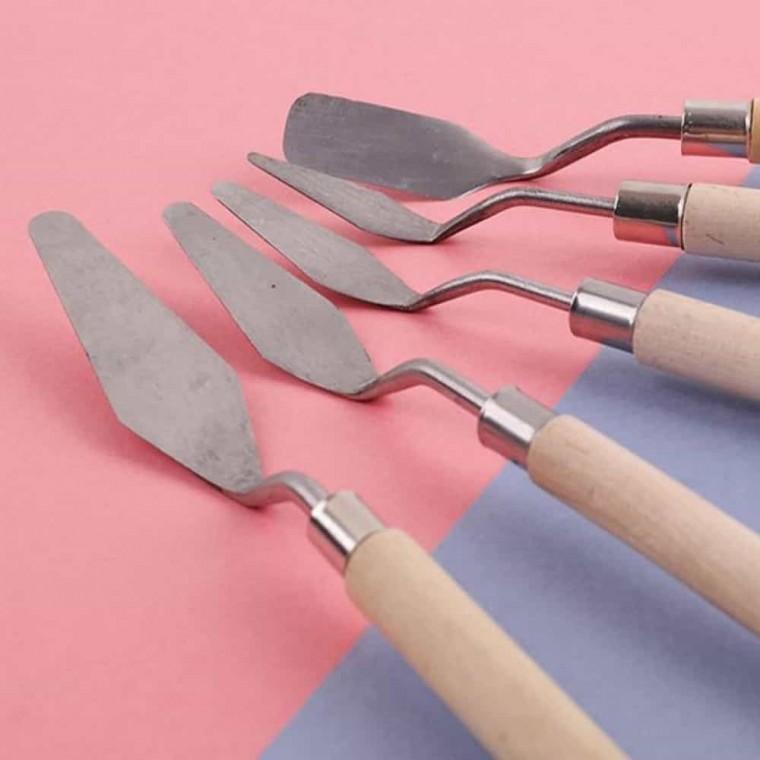 팔레트 나이프 5종 물감섞기 유화도구 유화용품