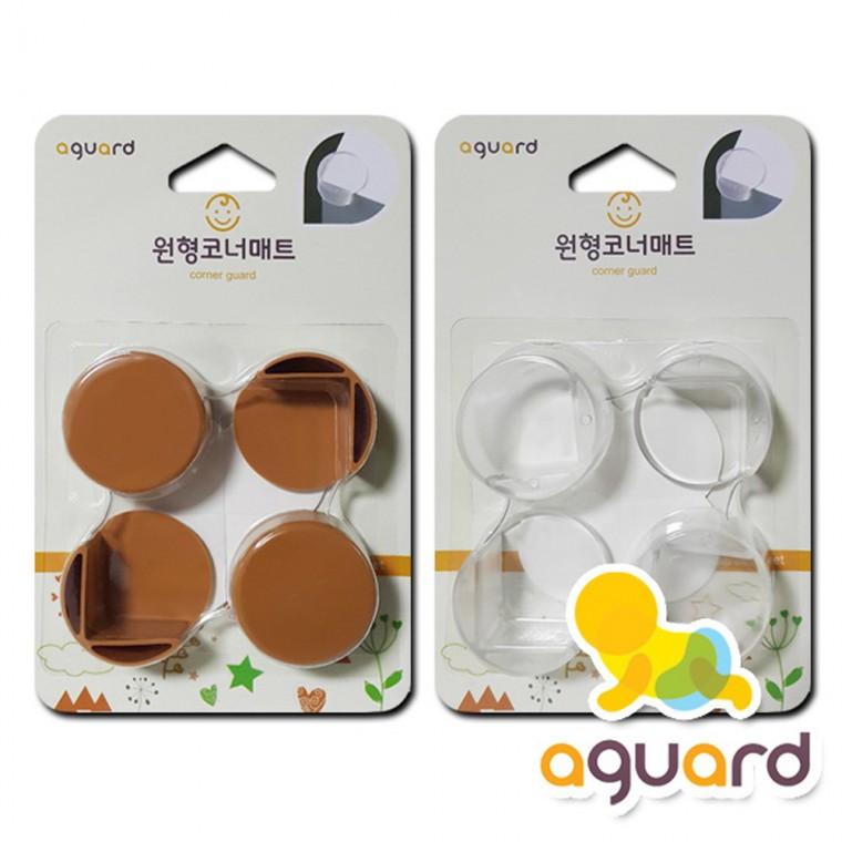 원형 코너보호대 4입 선반모서리보호대 PVC모서리보호대 모서리가드