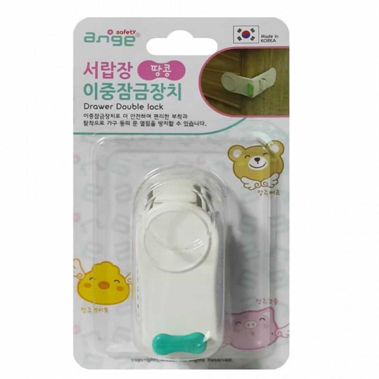 서랍장 열림방지 이중잠금락 서랍잠금장치 도어잠금장치 이중잠금장치