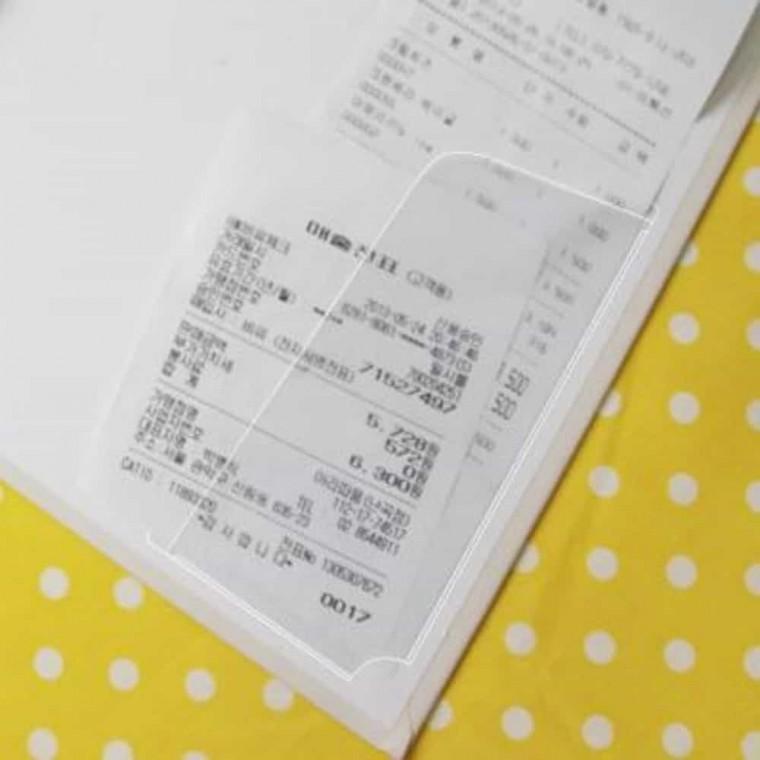 코너스틱 직사각 대형 100매 65x125 미니홀더 포켓홀더 파일홀더