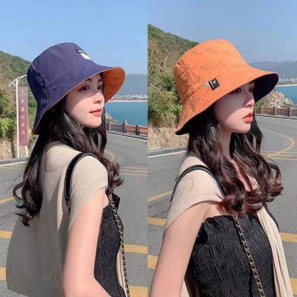 얼굴소멸 N제로 양면 벙거지모자 여성모자 자외선차단 캡모자 썬캡 벙거지