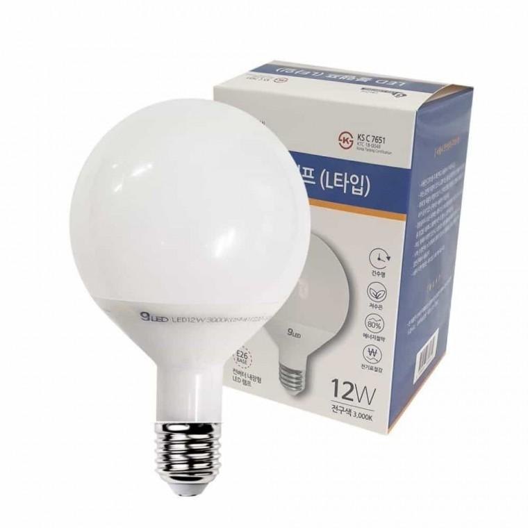 볼램프 L타입 12W 전구색 LED볼조명 소켓전구 식탁조명등