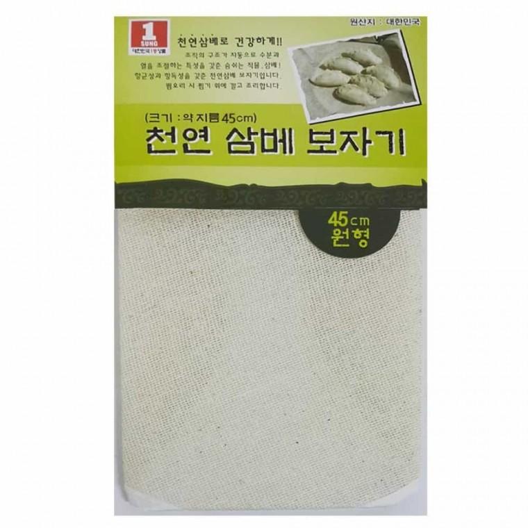 삼베보자기 원형 대 찜기보자기 대형보자기 원형보자기